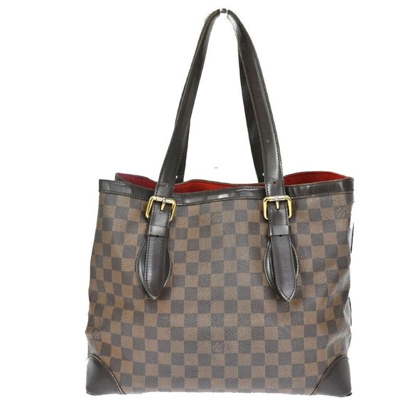 LOUIS VUITLOUIS VUITTON Hampstead MM Shoulder Bag Damer Leather - Picture 3 of 15